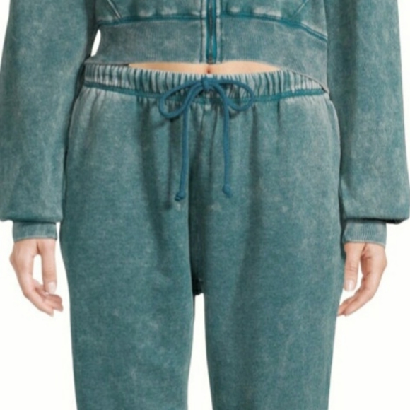 Flirtitude Boyfriend Fit Jogger Zenith Teal M Oversized NWT - Picture 2 of 12